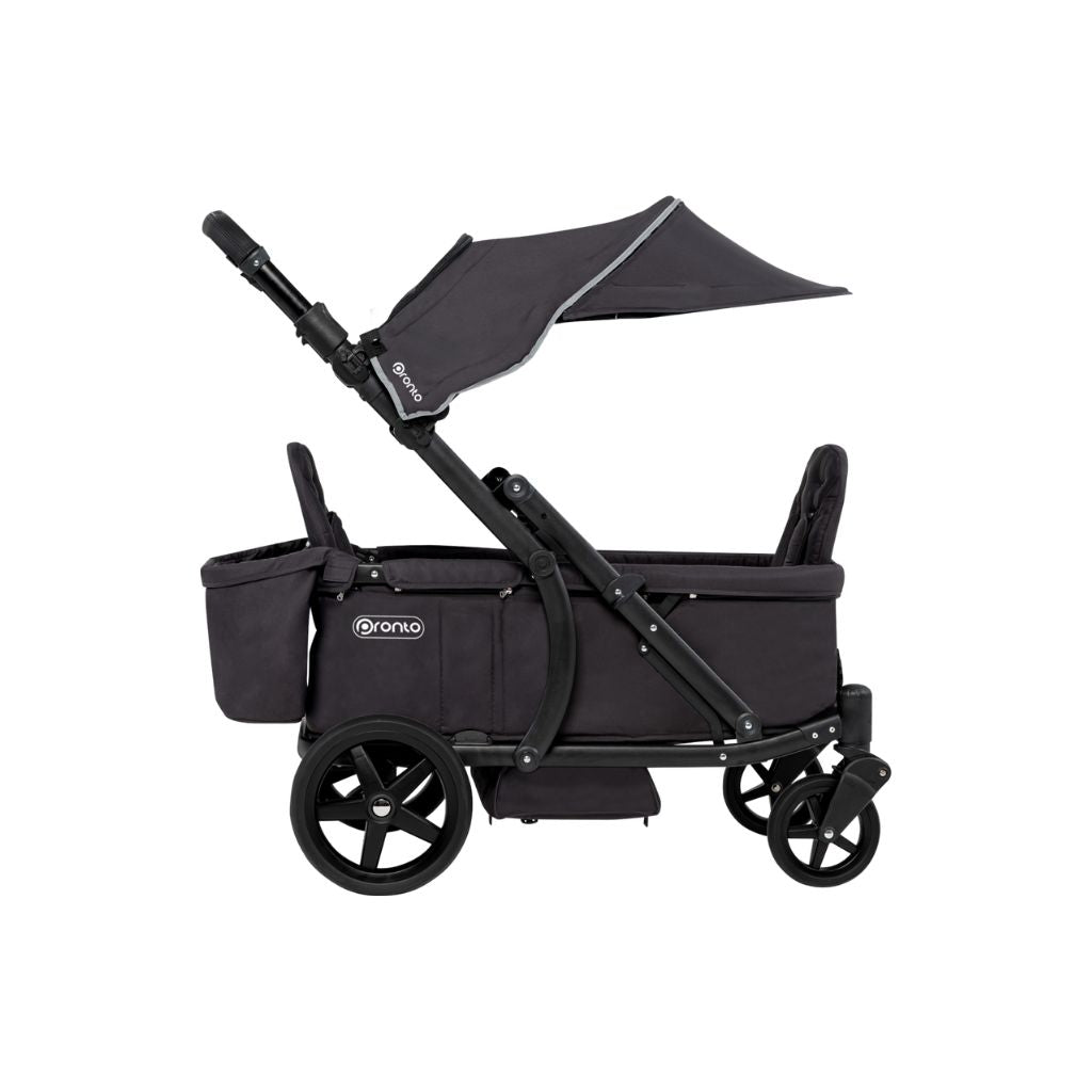 Pronto Stroller Bolderkar space grey + bekerhouder