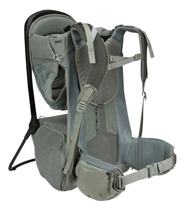 Thule Kinderdrager + regenhoes Sapling Agave/Blue