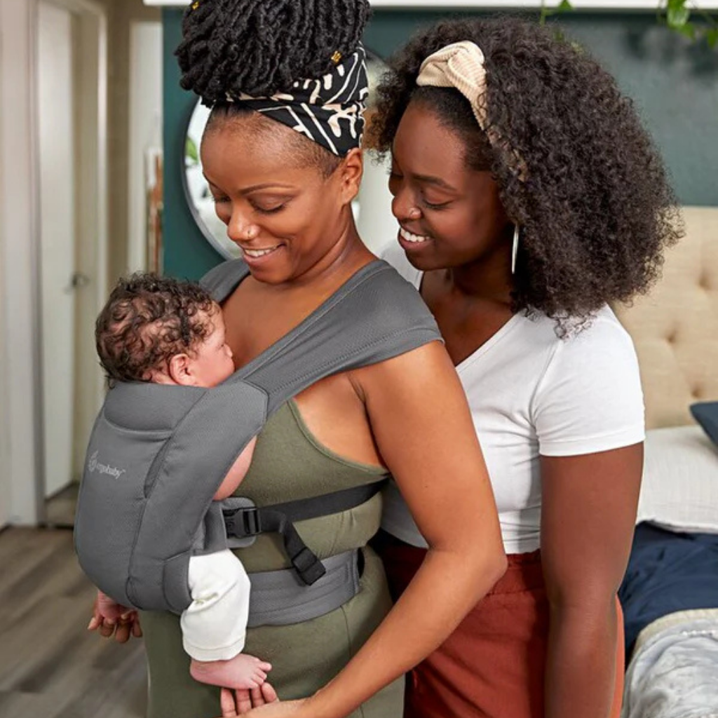 ERGObaby Buikdrager Embrace Washed Black