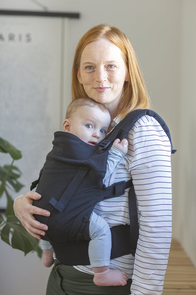 Babylonia Porte-bébé combiné Tricot-Click noir