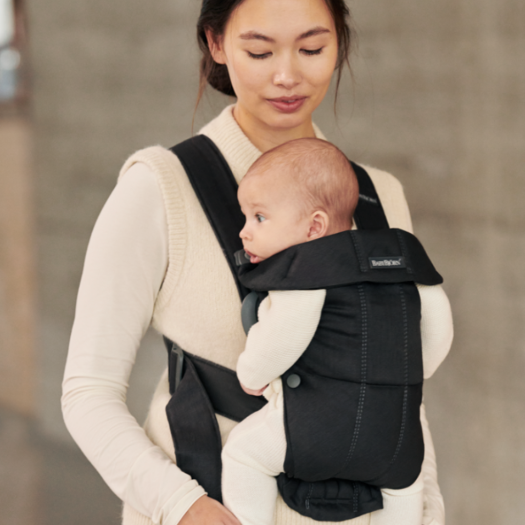 BabyBjörn Porte-bébé ventral Mini 3D Mesh  noir
