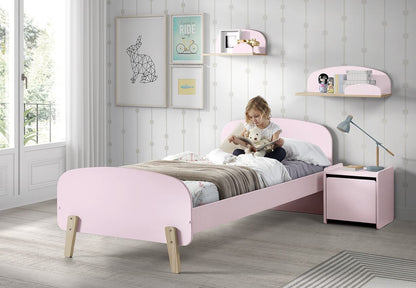 Jaxx wandplank Kiddy 45 cm roze