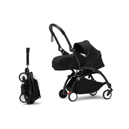 Stokke Buggy YOYO³ + draagmand Black