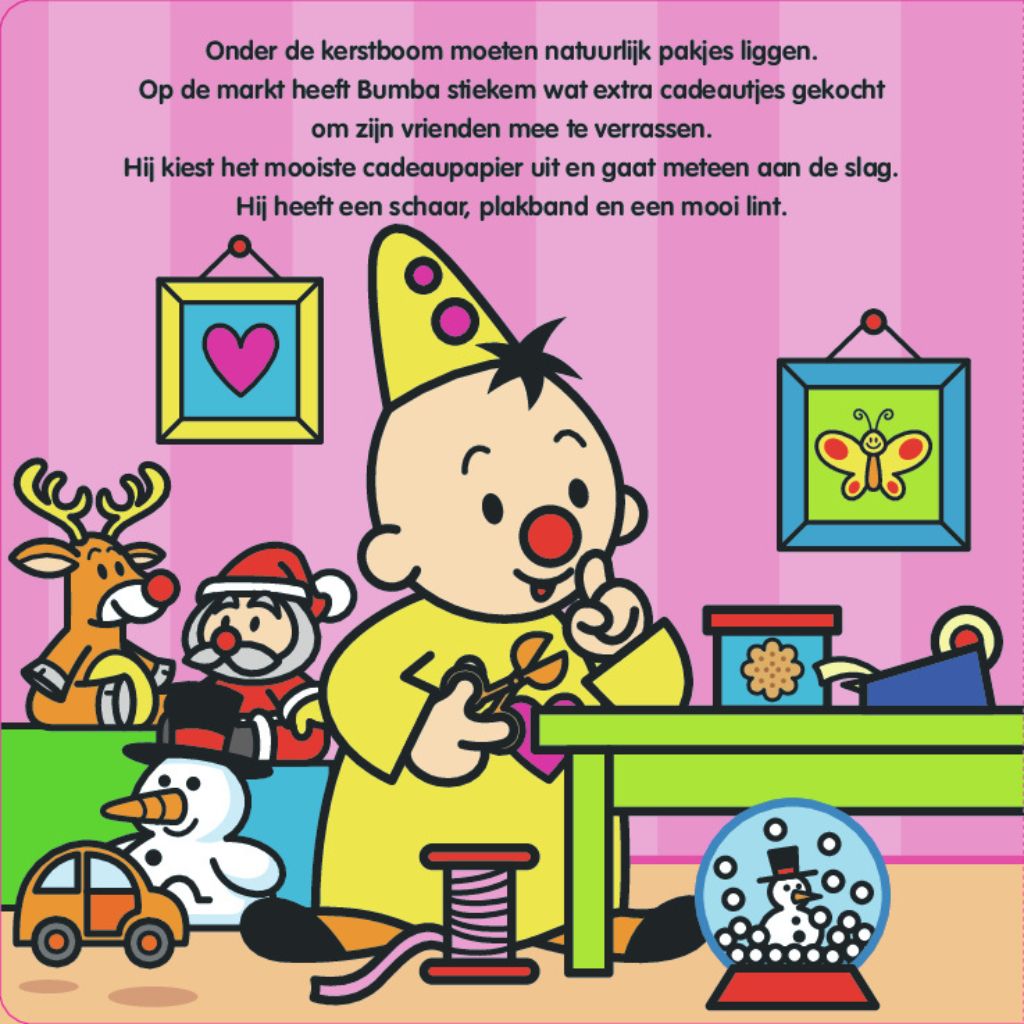 Bumba Kartonboek met flapjes - Aftellen naar kerst