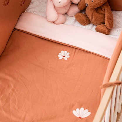 Nattou Drap pour lit Susie & Bonnie brun