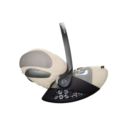 Ukje Housse De Siège Auto Pour Cybex Siège Auto Portable Cloud Z/ Z2/ T Groupe 0+ Beige Gaufré 
