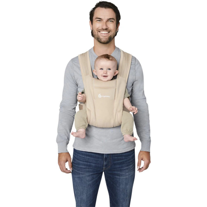 ERGObaby Buikdrager Embrace Soft Air Mesh Cream
