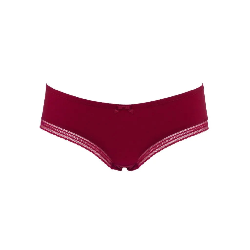 Slip, Milk, low waist shorts, bordeaux, L, Cache-Coeur