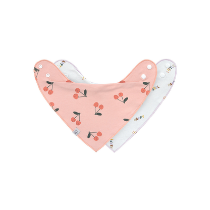 Lässig Bandana slab Happy Fruits Cherry - 2 stuks