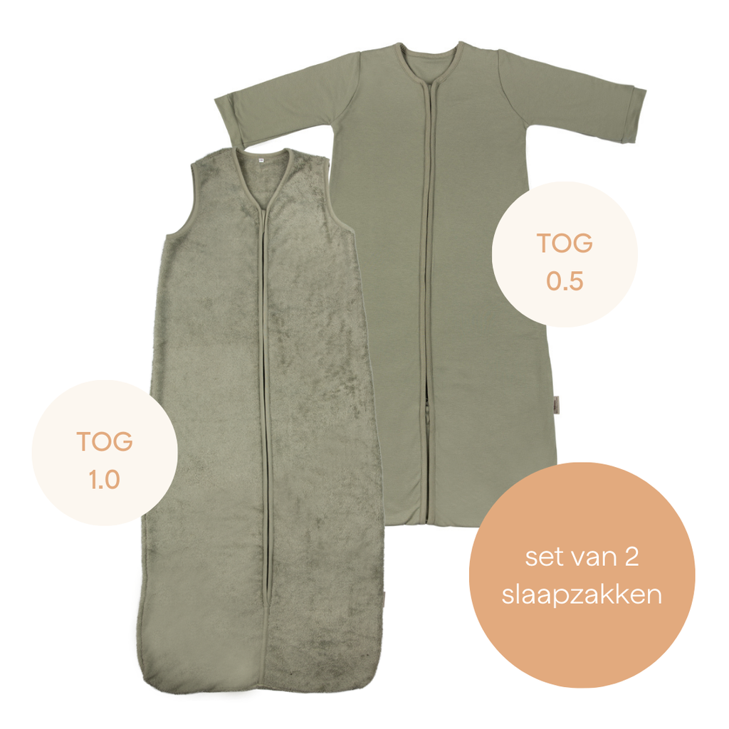 Timboo Slaapzak TOG 1,0 Whisper Green 70 cm