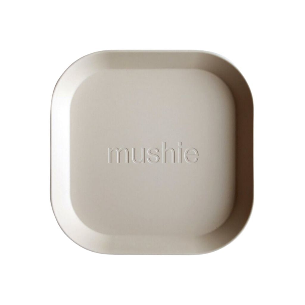Mushie Bord Ivory - 2 stuks