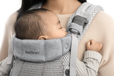 BabyBjörn Porte-bébé combiné Harmony 3D-mesh argenté
