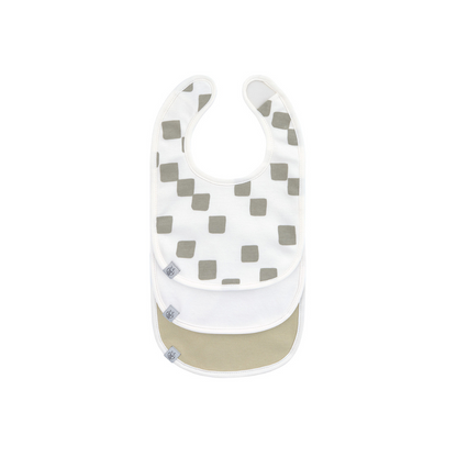 Lässig Bavoir Happy Fruits Khaki - 3 pièces
