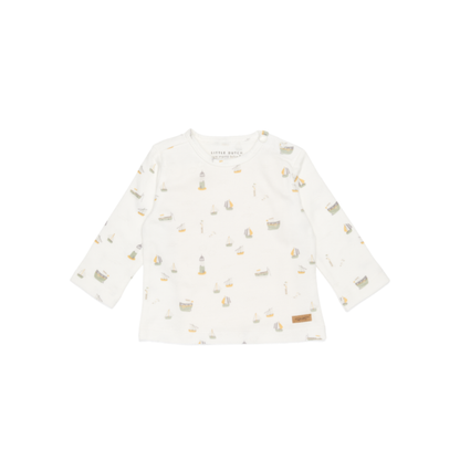 Little Dutch T-shirt met lange mouwen Sailors Bay Wit
