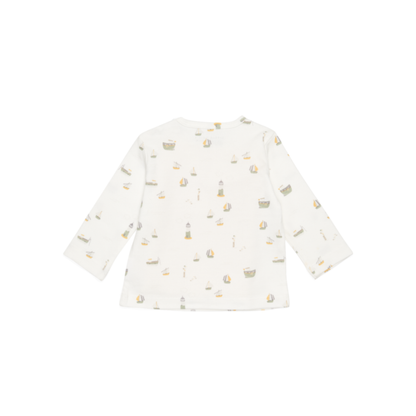 Little Dutch T-shirt met lange mouwen Sailors Bay Wit