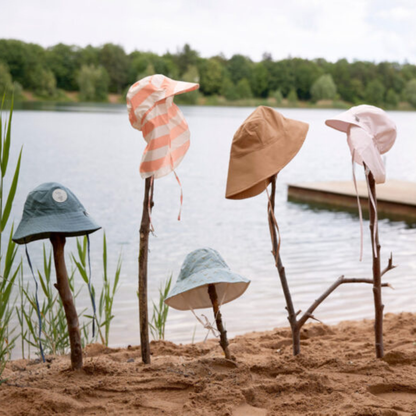 Lässig Hoed Bucket Hat Block Stripes  Pink