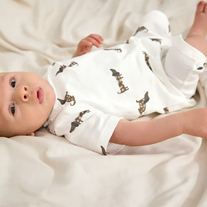 Lässig Playsuit Dog Milky