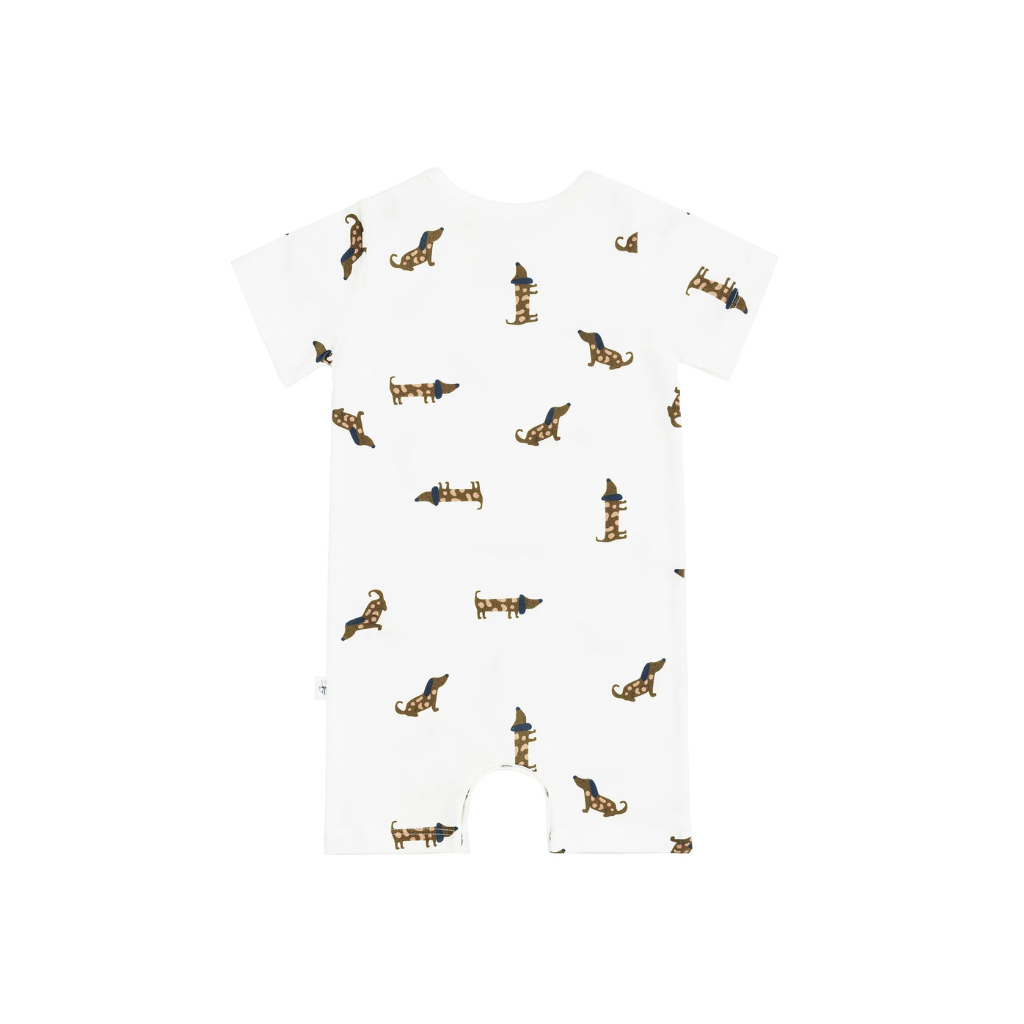 Lässig Playsuit Dog Milky