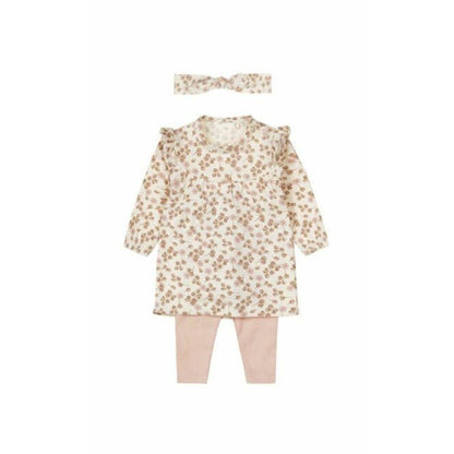 Dirkje Ensemble 3 pièces NOOS filles fleurs Off White