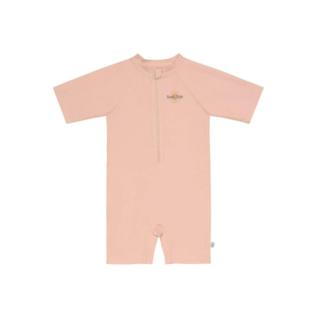 Lässig Sunsuit met korte mouwen Sunny Days Pink