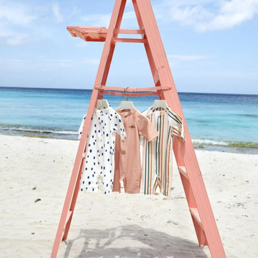 Lässig Sunsuit met korte mouwen Sunny Days Pink