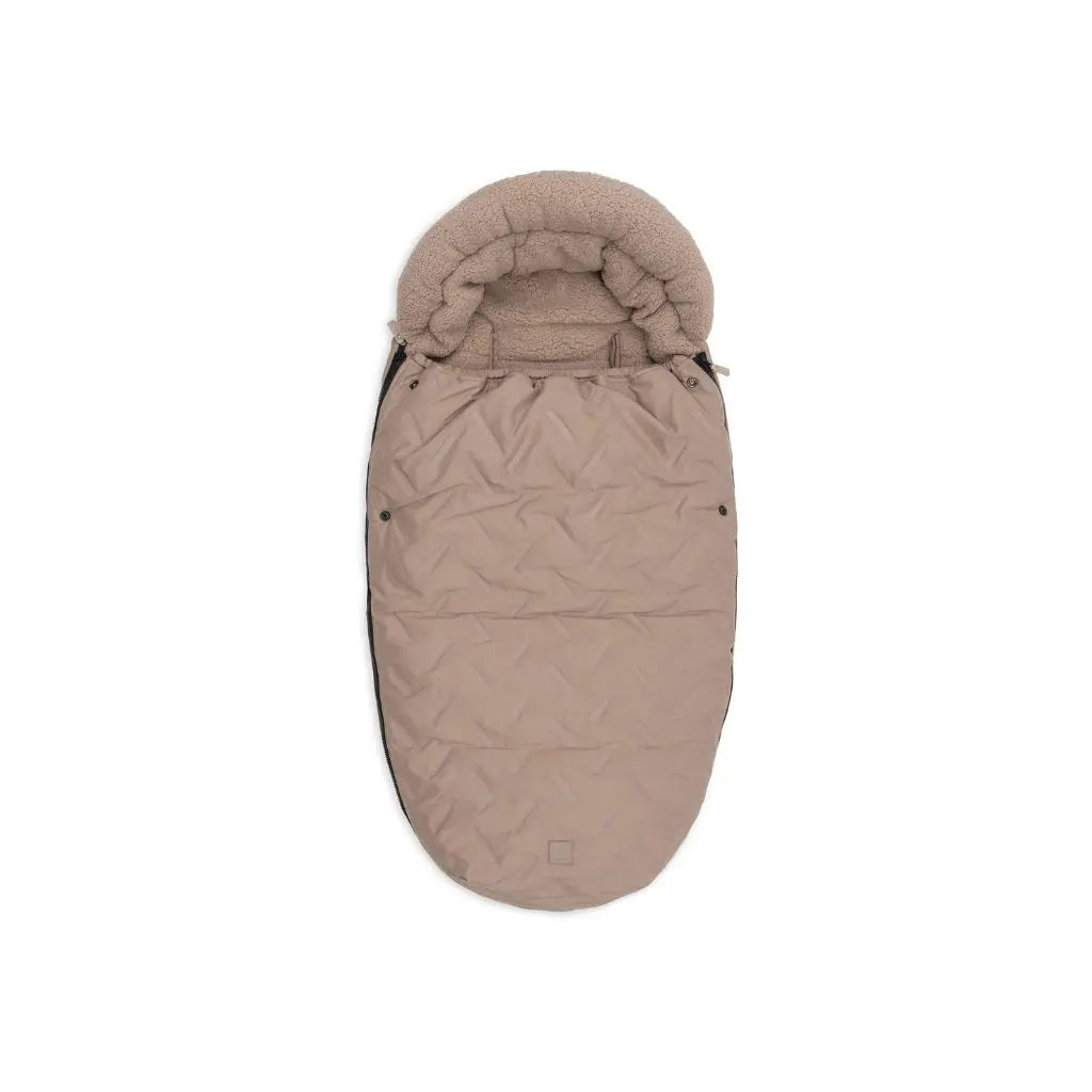 Jollein Voetenzak buggy/kinderwagen Embossed Milky Coffee