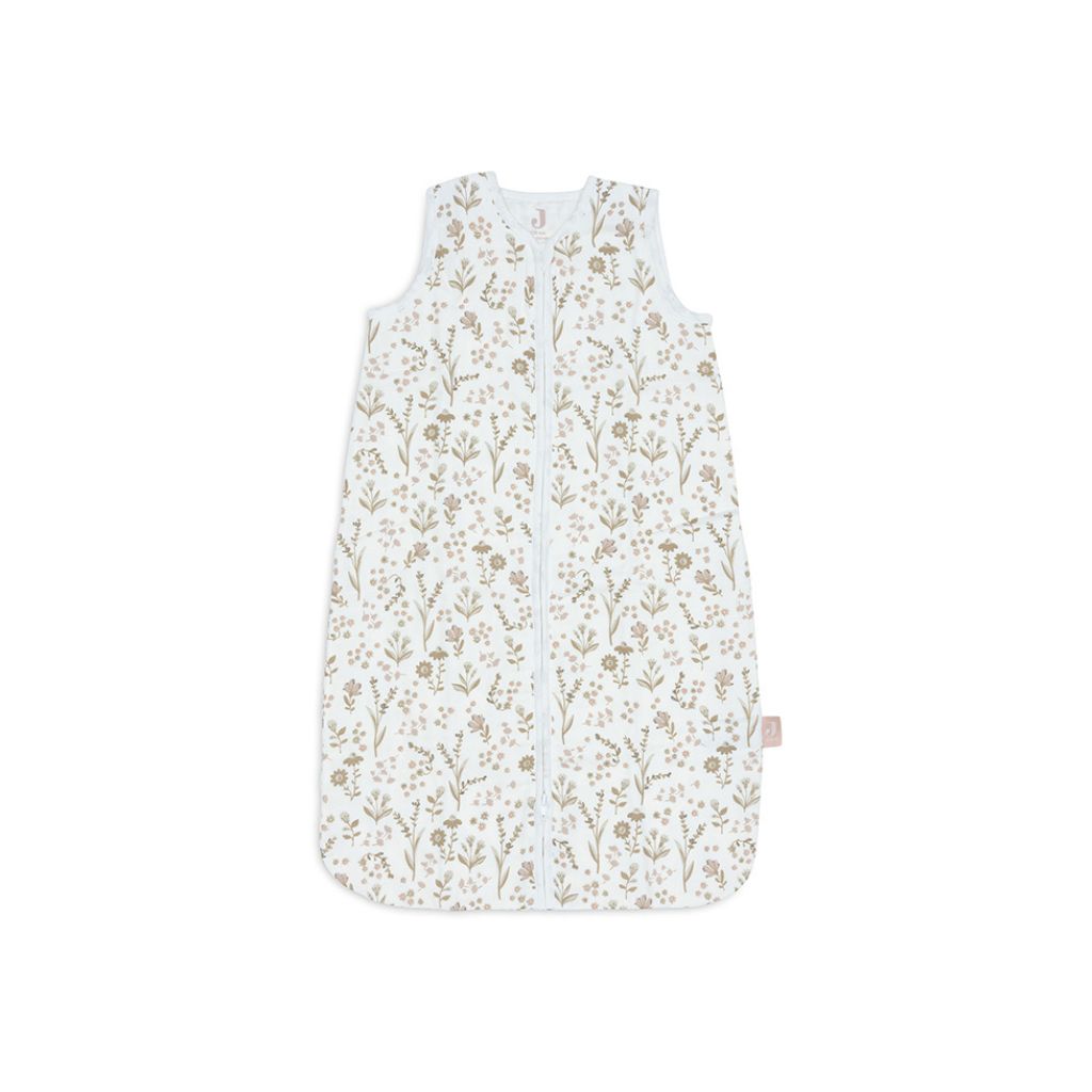 Jollein Sac de couchage d'été Bloomy TOG 0,5 White 110 cm
