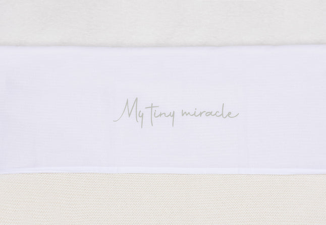 Jollein Laken voor bed My Tiny Miracle Olive Green