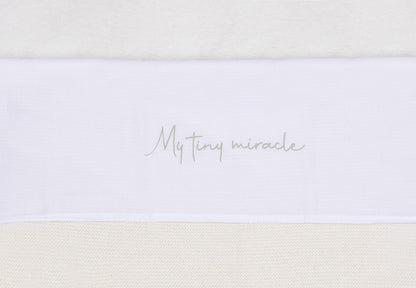 Jollein Drap pour berceau ou parc My Tiny Miracle Olive Green