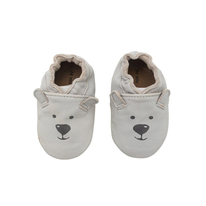 Robeez, schoentjes, soft soles, Sweet Bear, grijs, L, 18-24 maand, m23/24