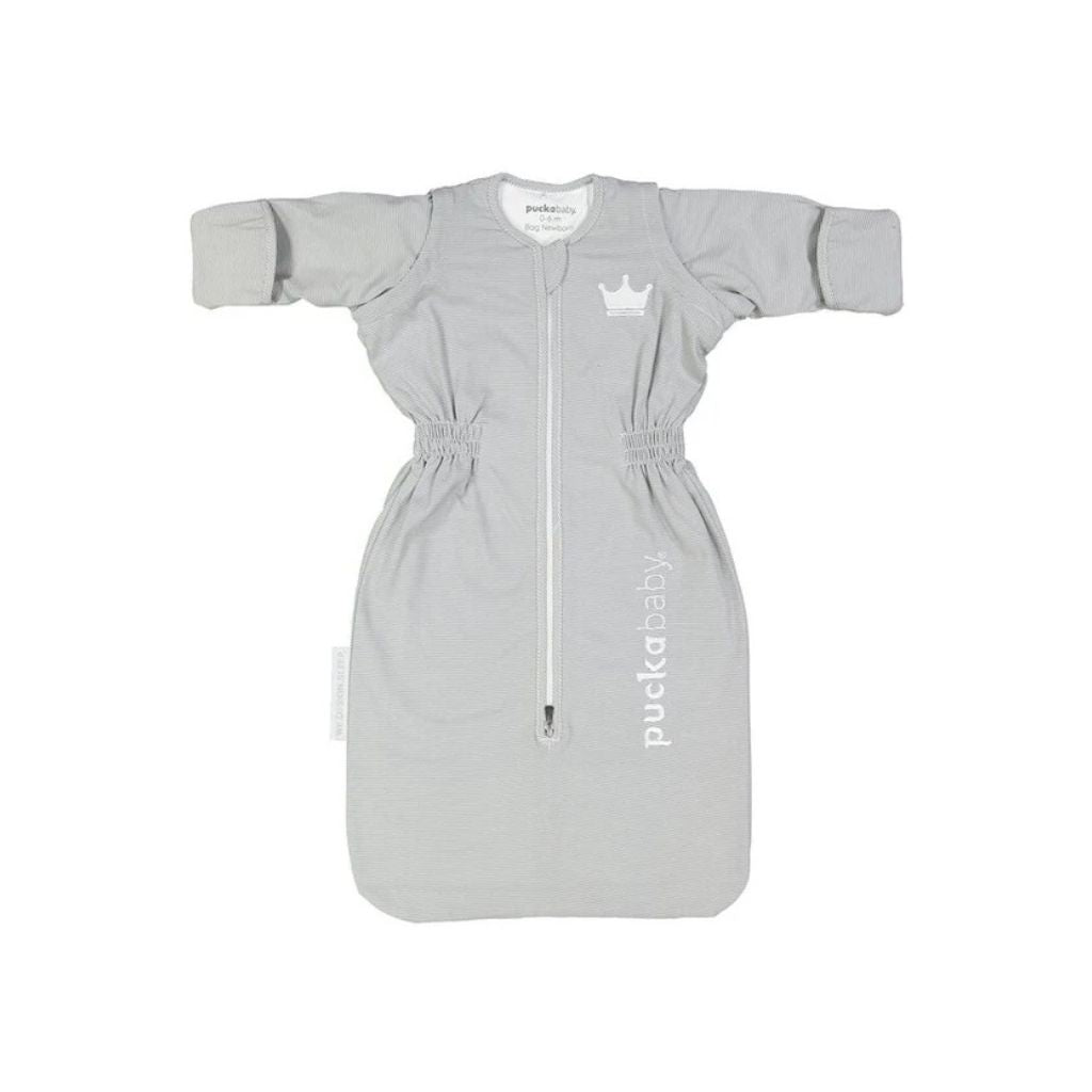 Puckababy Zomerslaapzak Newborn Stripes TOG 0,5 Grey 70 cm