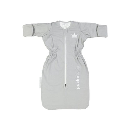Puckababy Zomerslaapzak Newborn Stripes TOG 0,5 Grey 70 cm