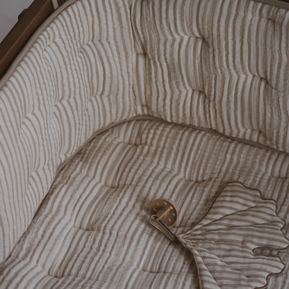 Quax Tour de parc Natural Stripes beige