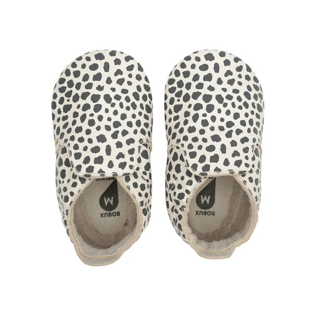 Bobux Schoentjes Soft Soles Dalmation Vanilla Ecru 3-9 M