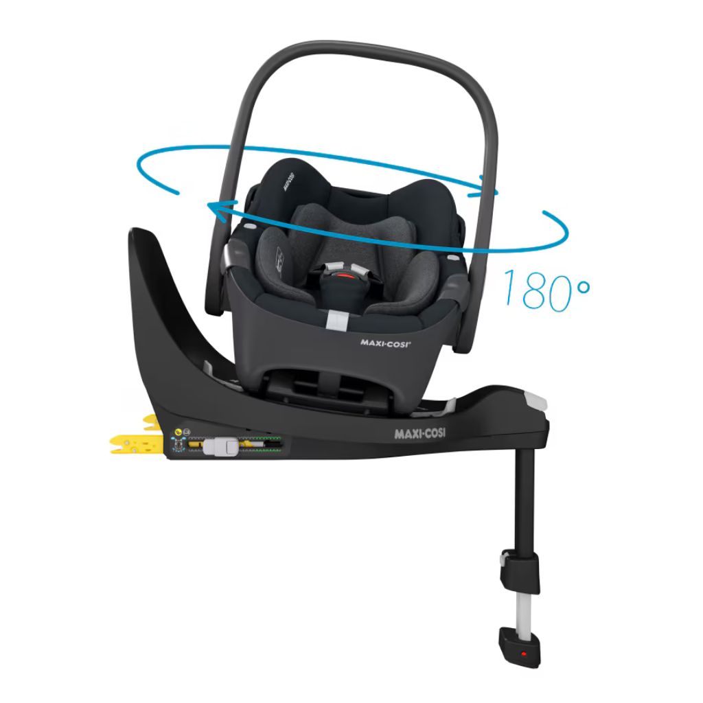 Maxi-Cosi Siège-auto portable Pebble 360 Groupe 0+ i-Size Essential Graphite