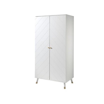 Jaxx Armoire 2 portes Billy blanc