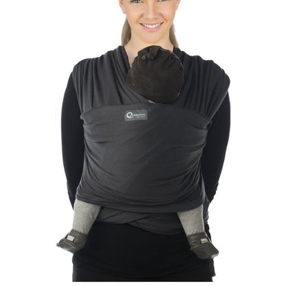 Babylonia Rekbare draagdoek Tricot-Slen Organic biokatoen Anthracite