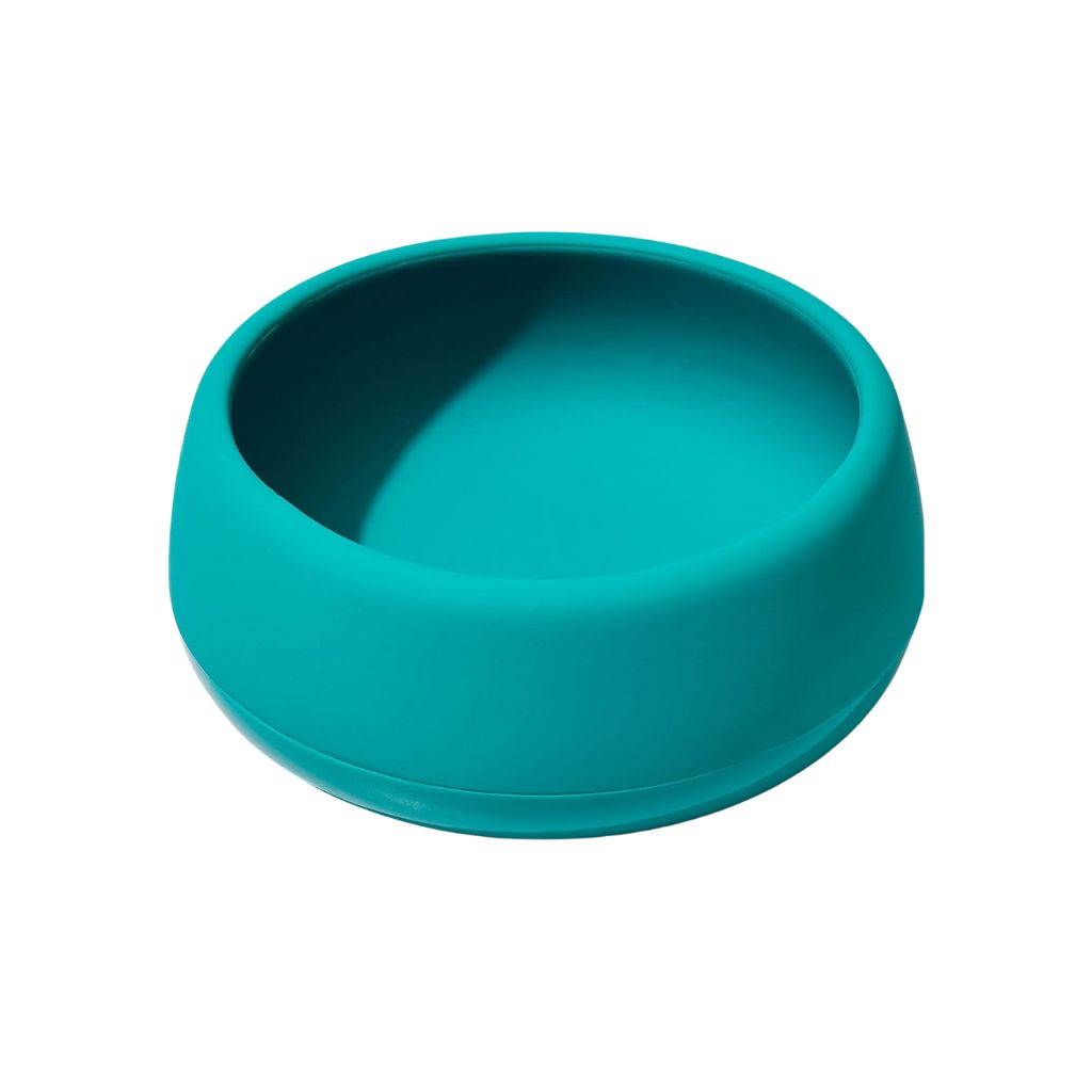 Kom, silicone, Oxo Tot, Tealblauw