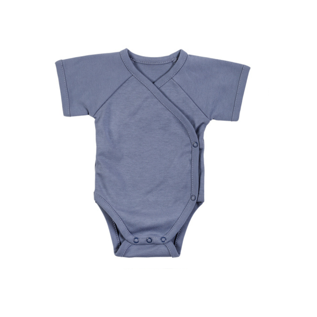 Dreambee Body cache-coeur à manches courtes Essentials ligné bleu - 2 pièces