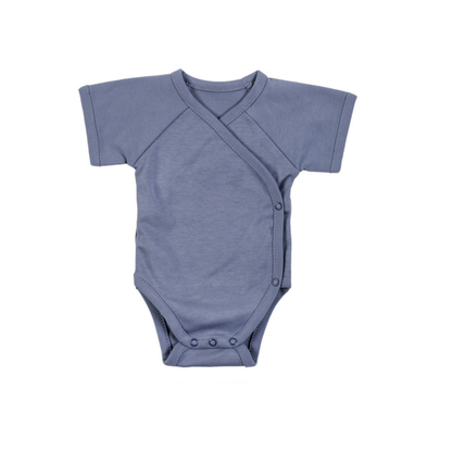 Dreambee Body cache-coeur à manches courtes Essentials ligné bleu - 2 pièces