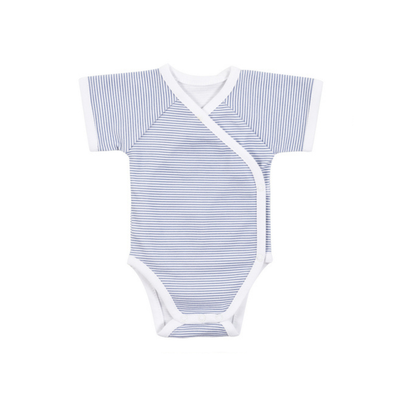 Dreambee Body cache-coeur à manches courtes Essentials ligné bleu - 2 pièces