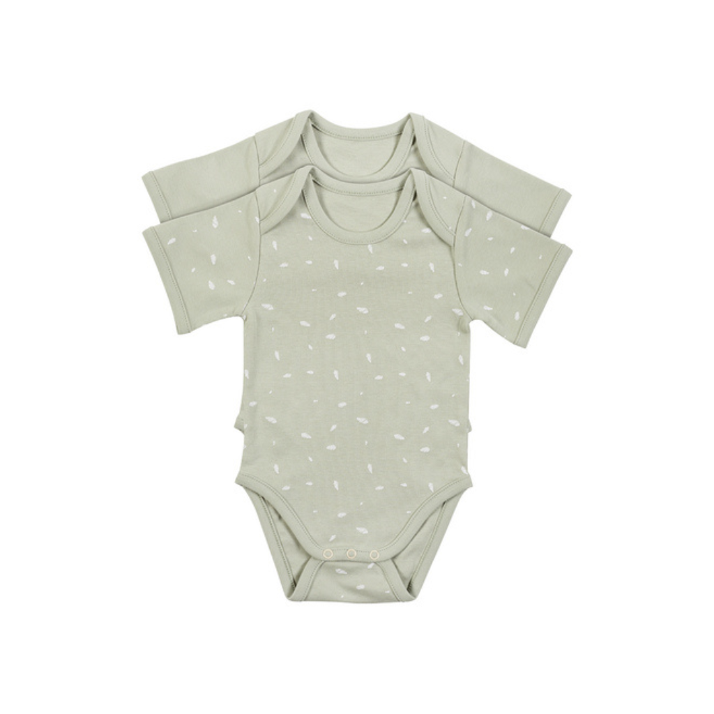 Dreambee Body à manches courtes Essentials vert - 2 pièces