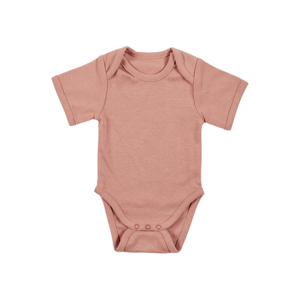 Dreambee Body à manches courtes Essentials Flower rose - 2 pièces
