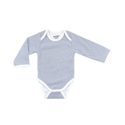 Dreambee Body à manches longues Essentials ligné bleu - 2 pièces