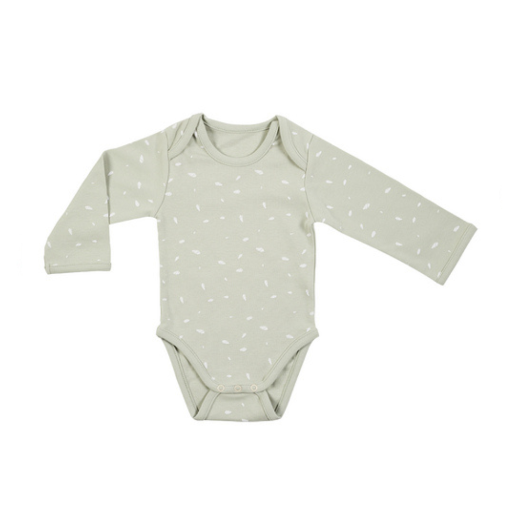 Dreambee Body met lange mouwen Essentials groen - 2 stuks