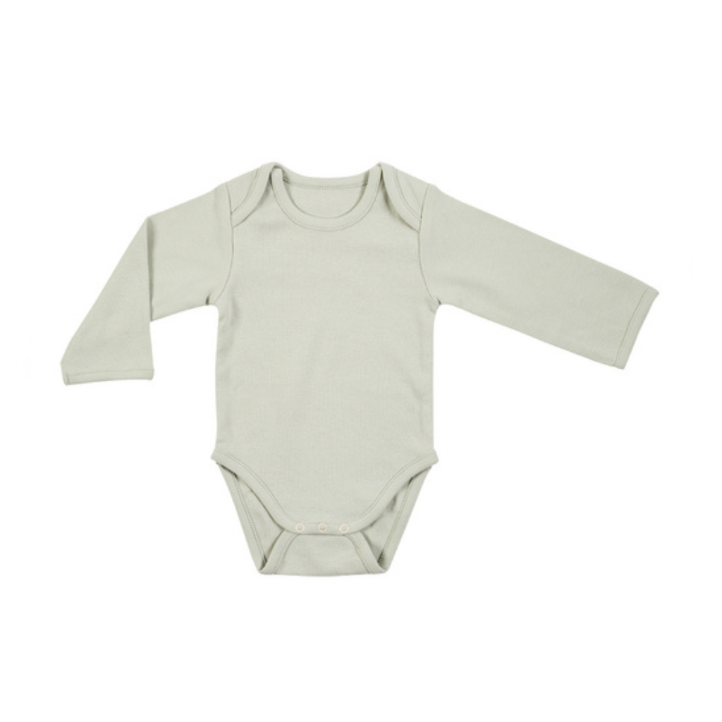 Dreambee Body met lange mouwen Essentials groen - 2 stuks