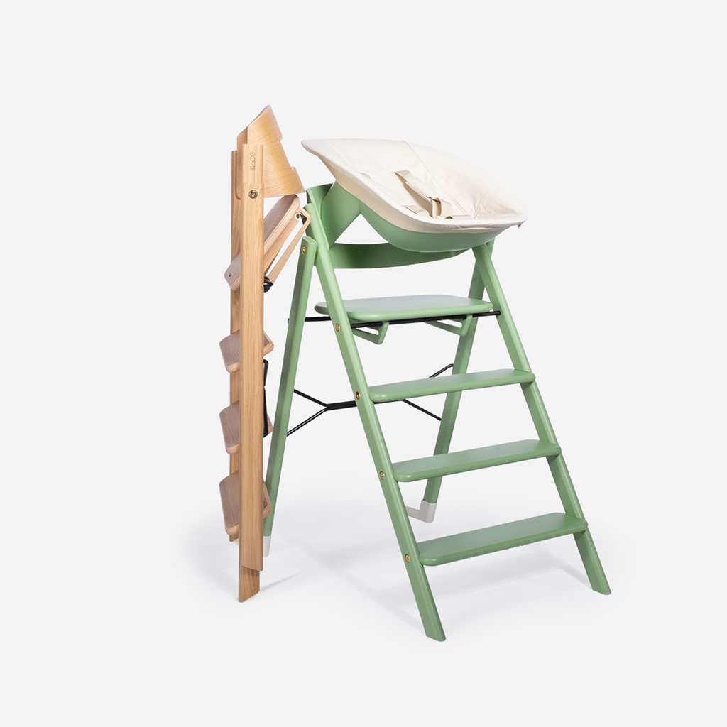 KAOS Zitje voor eetstoel Newborn Klapp groen