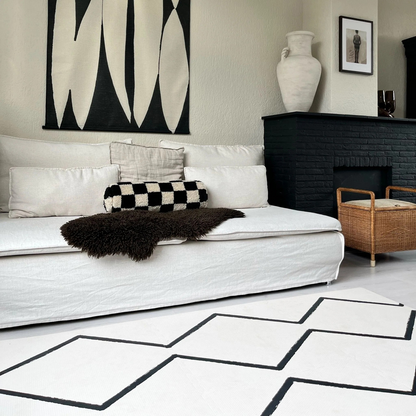 Eeveve Tapis-puzzle Beni Ecru