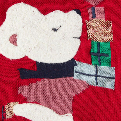 Pull gebreid, m62, Jester Red, girl
