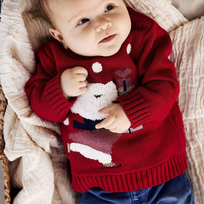 Pull gebreid, m56, Jester Red, girl